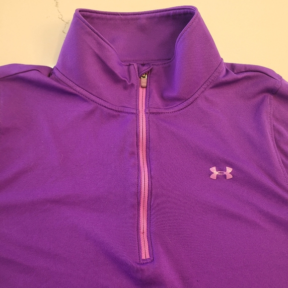 Under Armour heatgear purple full sleeve t-shirt - women's size Small - Picture 3 of 15